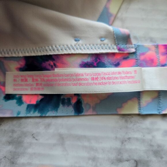 Victoria's Secret Pink Strappy Tie-Dyed Sports Bralette Sz M - Picture 11 of 13